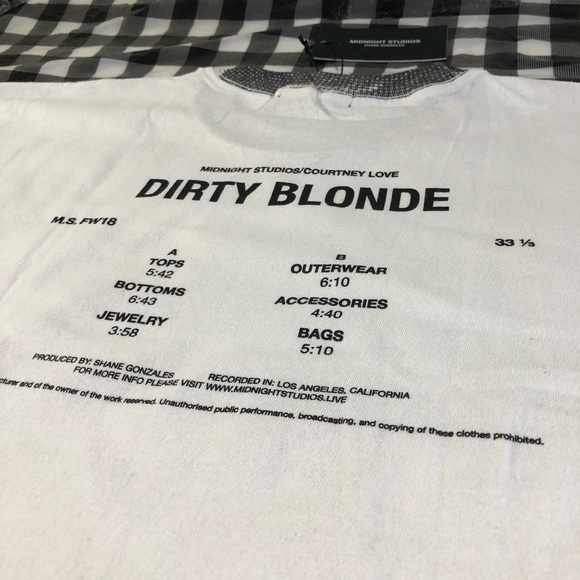 Midnight Studios Courtney Love Dirty Blonde Tee - Picture 6 of 7